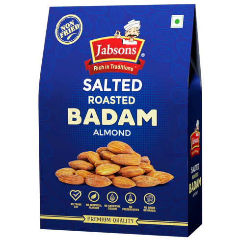 Jabsons Salted Roasted Almond, 200G