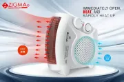 zigma Z-30 Quiet Performance Quiet Performance Fan Room Heater#JustHere
