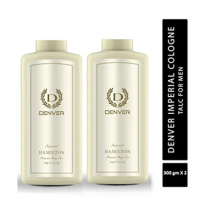 Denver Imperial Hamilton Premium Body Talc 2*300g Buy 1 Get 1 Free