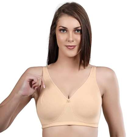 TRYLO Riza Comfortfit Non-Padded Non-Wired Molded Full Coverage Bra Available
