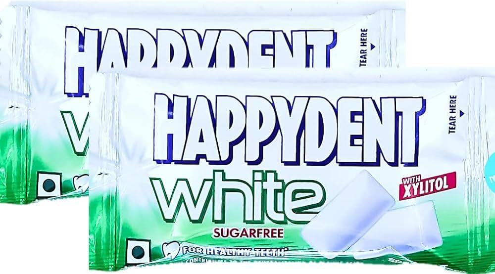Happydent White with Xylitol Spearmint Flavour 4.4g