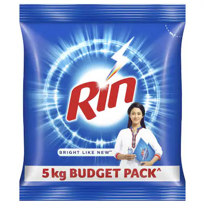 Rin Powder Detergent Bright Like New, 5Kg