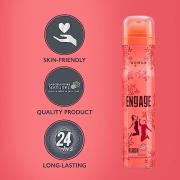Engage Blush Deodorant for Women, Fruity and Floral, Skin Friendly 150 ml