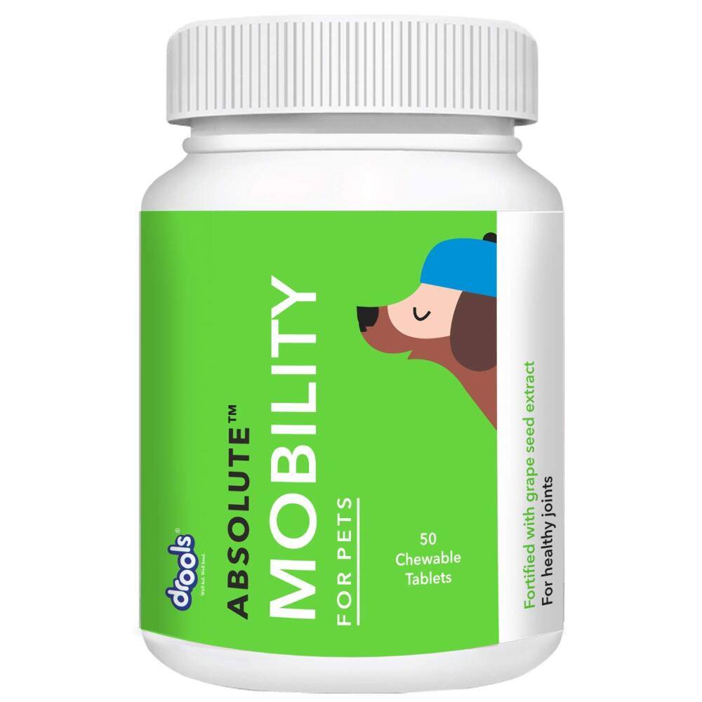 Drools Absolute Mobility Chewable Tablet for Pets(50 Tablets)