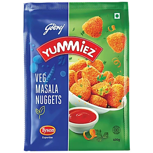 Godrej Yummiez Veg Masala Nuggets 400GM
