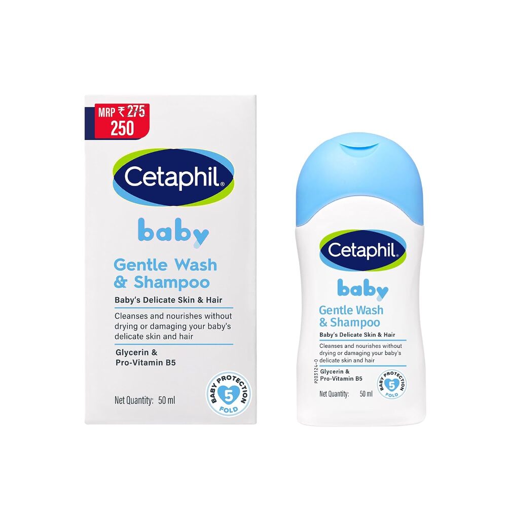 Cetaphil Baby Gentle Wash & Shampoo Baby's Delicate Skin & Hair 50ml