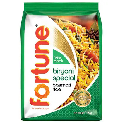 Bulk Deal - Fortune Biryani Special Basmati Rice 1 kg ( Pack of 3 )