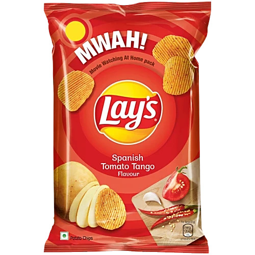Lay's Spanish Tomato Tango Flavour Potato Chips, 67 g
