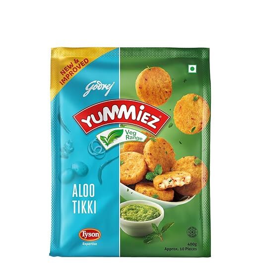 Yummiez Godrej Aloo Tikki Pouch,400 G