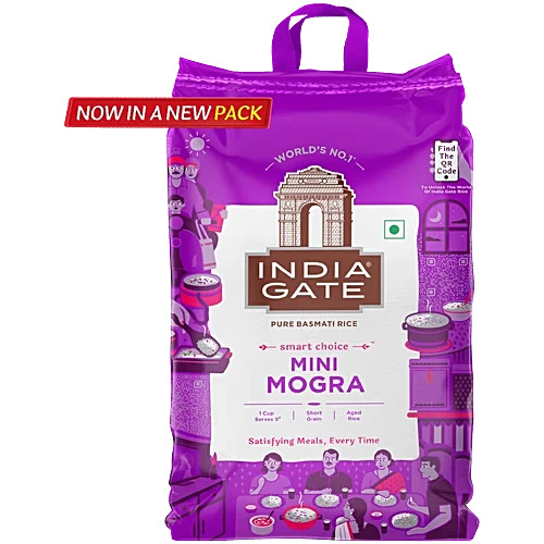 India Gate Pure Basmati Rice Mini Mogra 10Kg