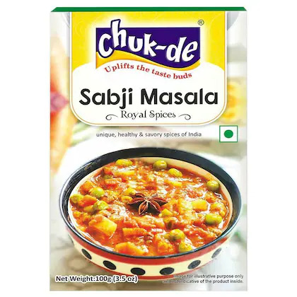 BULK DEAL - Chukde Spices Sabji Masala, 100 gm (Pack of 10)