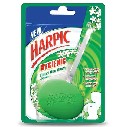 Harpic Hygienic Toilet Rim Block Jasmin, 26g