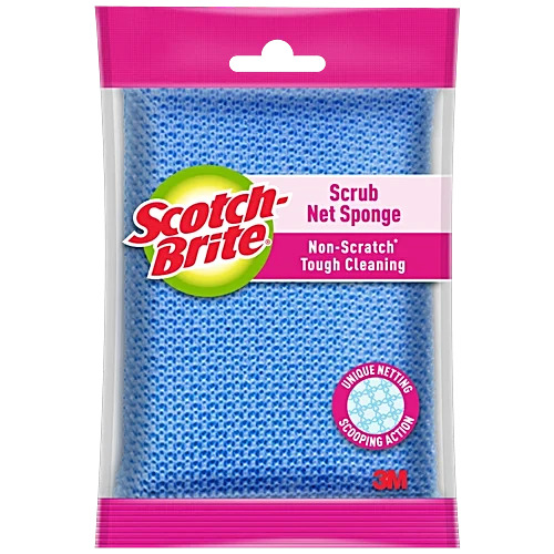 Scotch Brite Scrub Net Sponge Non-Scratch, 1N