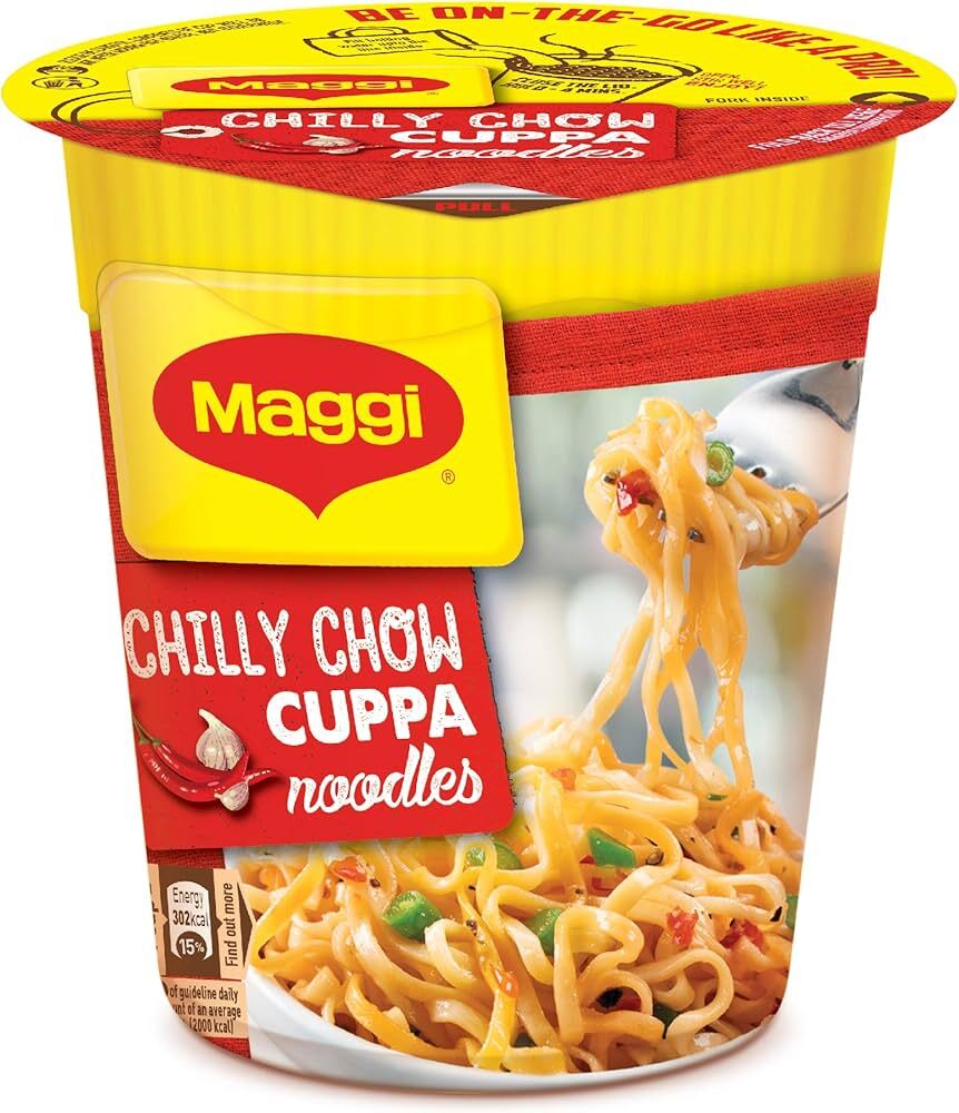 Maggi Chilly Chow Cuppa Noodles, 70G