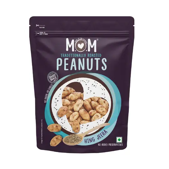 MOM Roasted Hing Jeera Peanuts, 140 g