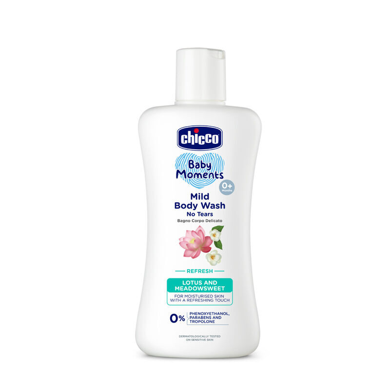Chicco Baby Moments Mild Bodywash Refresh, 200 ml