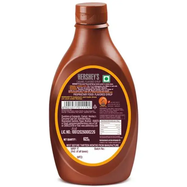 Hersheys Syrup Caramel, 623 gm