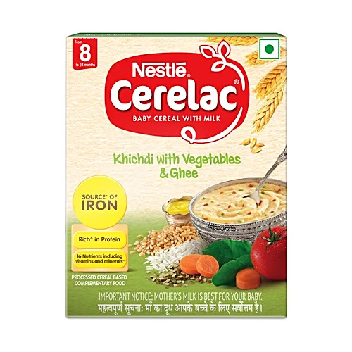 Nestle Cerelac Khichdi With Vegetables & Ghee 8 To 24 Months 300gm
