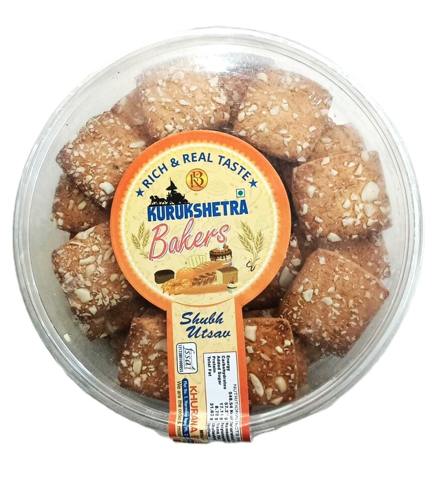 Kurukshetra Bakers Shubh Utsav Almond Biscuits 500gm