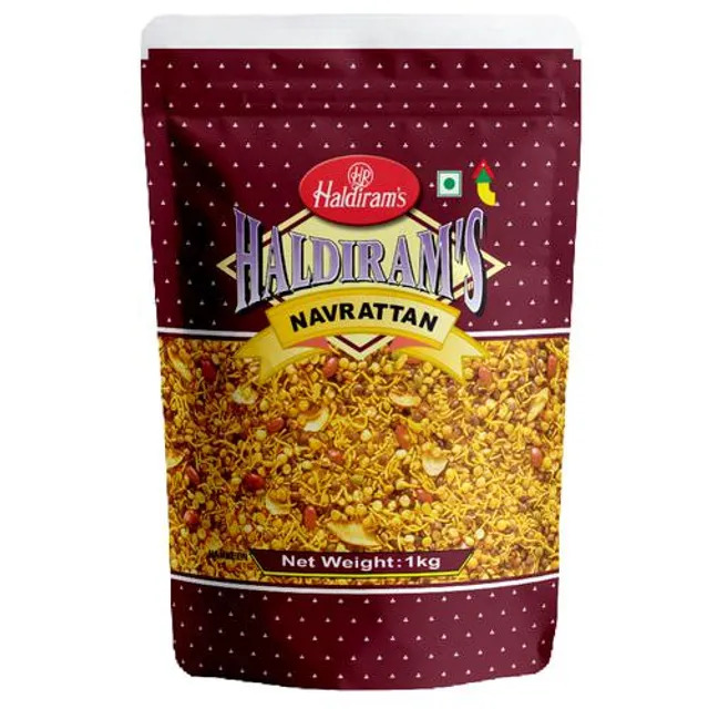 BULK DEAL- Haldirams Navratan Mix, 1 Kg ( Pack of 10 )