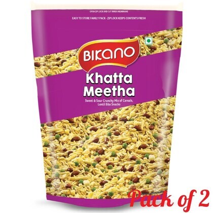 Bulk Deal - Bikano Khatta Meetha 1 kg ( Pack of 2 )