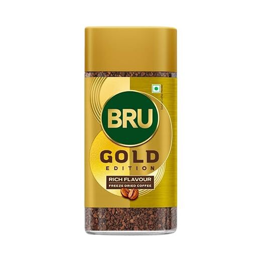Bru Gold Edition Rich Flavour Freeze Dried Coffee 100gm