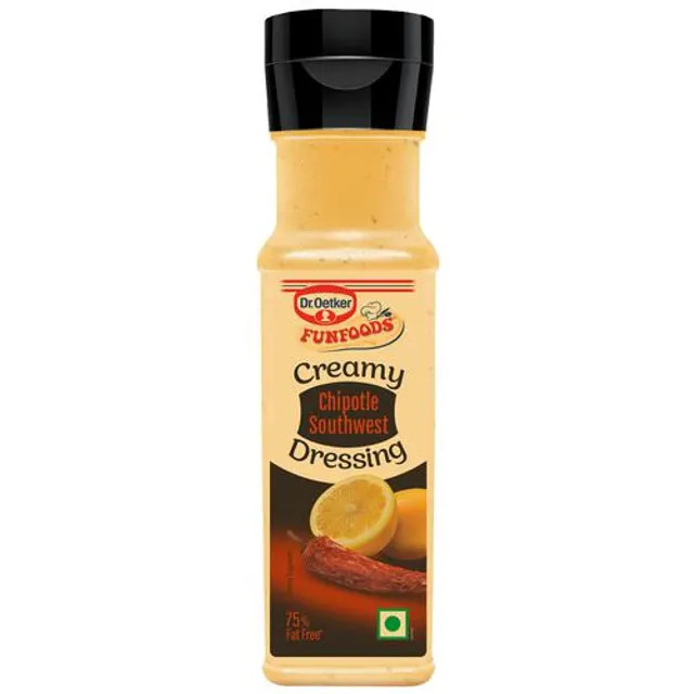 Dr. Oetker Funfoods Creamy Chipotle Southwest Dressing, 210 g