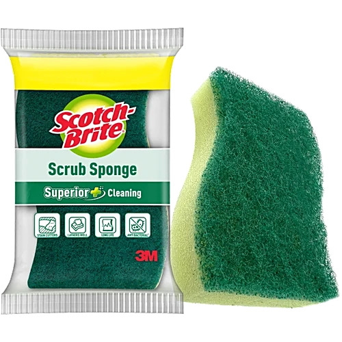 Scotch Brite Scrub Sponge, 1N