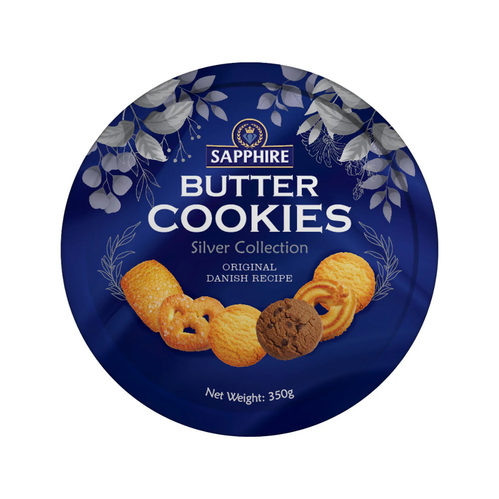 Sapphire Butter Cookies Silver Collection 350g