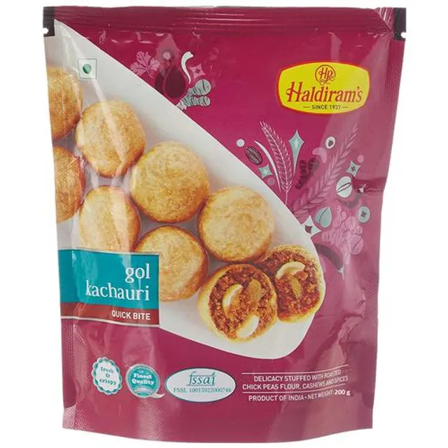 Bulk Deal - Haldirams Gol Kachauri, 200 gm ( Pack of 10 )