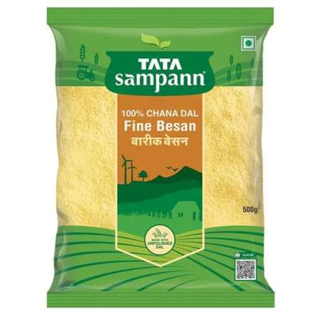Tata Sampann Chana Dal Fine Besan - Gram Flour, 500 g