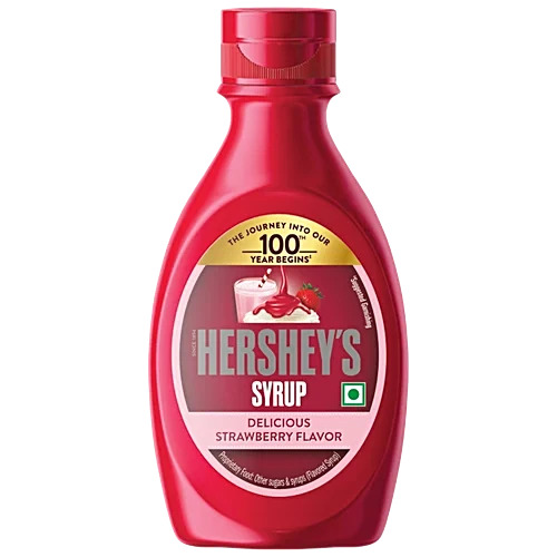 Hershey's Syrup Delicious Strawberry Flavour, 180g