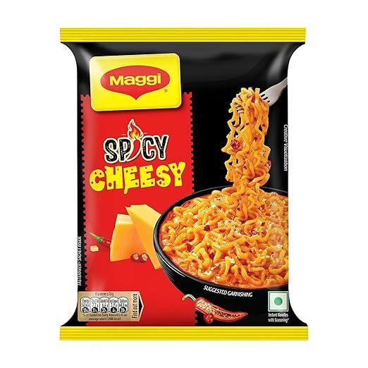 Maggi Spicy Cheesy Noodles 76gm