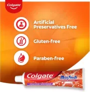 Colgate Orange Gel MaxFresh Cooling Crystals Toothpaste 160 g * 2N (320 g)