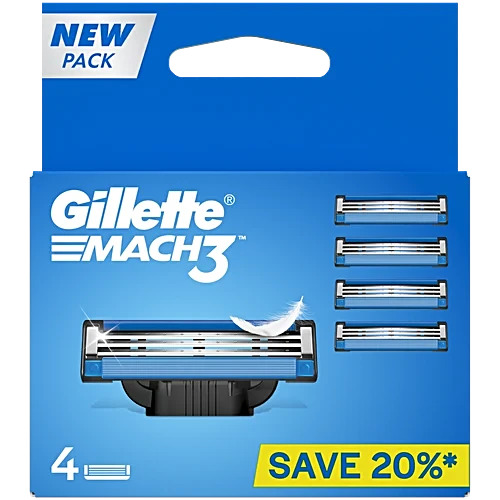 Gillette Mach 3 Razor 4 pcs