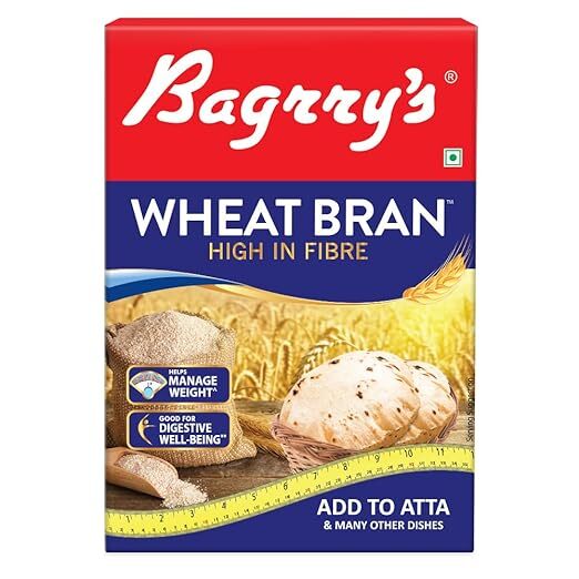 Bagrry's Wheat Bran High In Fibre 500g