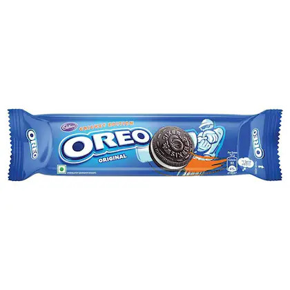 Cadbury Oreo Vanilla Flavour Creme Sandwich Biscuit, 113.75 g