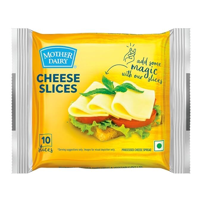 Mother Dairy Cheese Slice, 200g