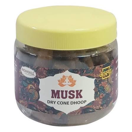Patanjali Aastha Musk Dry Cone Dhoop 80gm