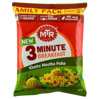 MTR 3 Minute Breakfast Poha Mix 160 g