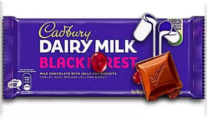 Cadbury Dairy Milk Black Forest Chocolate Bar 160g