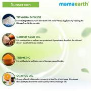 Mamaearth's Ultra Light Indian Sunscreen with Carrot Seed, Turmeric and SPF 50 PA+++ - 80ml