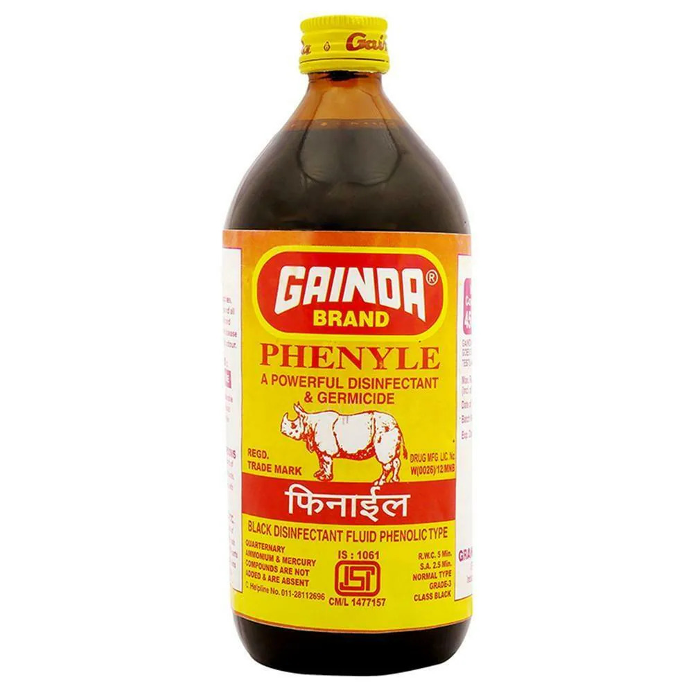 Gainda Phenyle Black Disinfectant Fluid 450 Ml