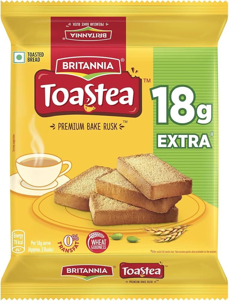 Britannia Toastea Premium Bake Rusk, 183G