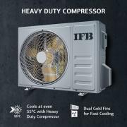 IFB 1.5 Ton 4 Star Gold Series Inverter Split AC (Copper, Convertible Flexi 8-in-1 Cooling, PM 0.3 Filter, 2022 Model, CI1844X223G1, White)