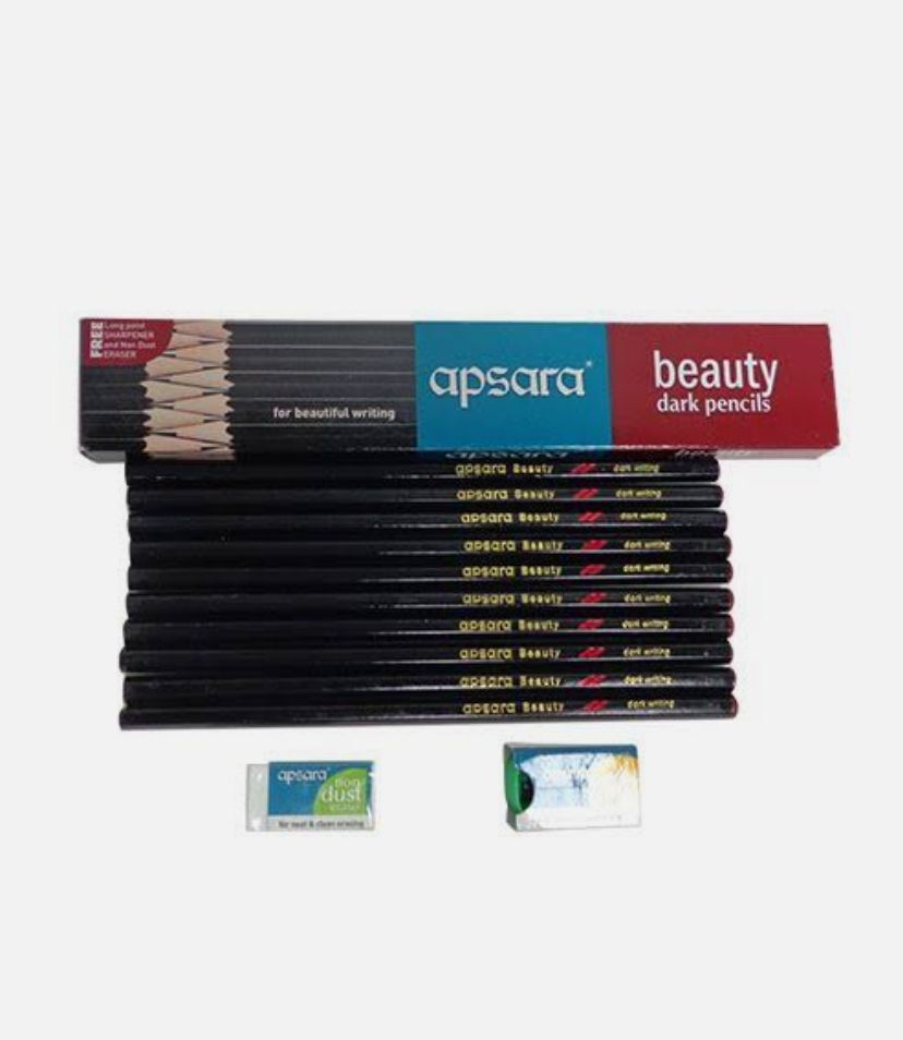 Apsra Black Pencil ( Pack of 10 )
