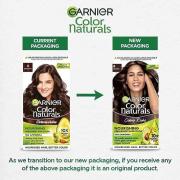 Garnier, Hair Colouring Creme, Long-lasting Colour, Smoothness & Shine, Color Naturals, Shade: 4 Brown, 70ml + 60g