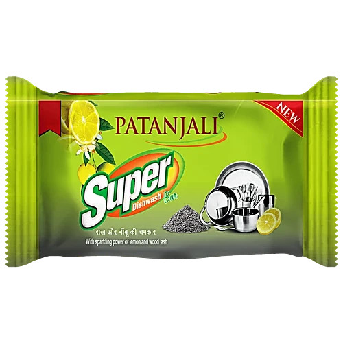 Patanjali Super Dishwash Bar, 70g