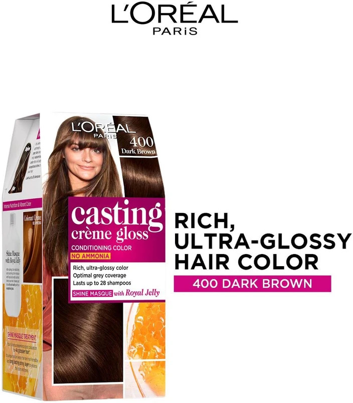 Loréal Paris Casting Crème Gloss – Shade 400 (Dark Brown)