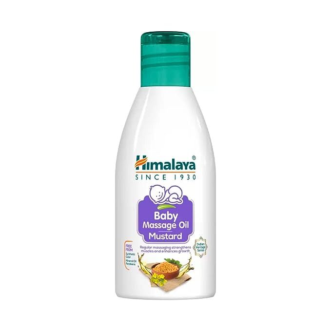 Himalaya Baby Massage Oil - Mustard, 200 ml